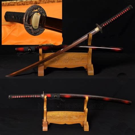 Damascus Steel Katana online sale, hanbon forge