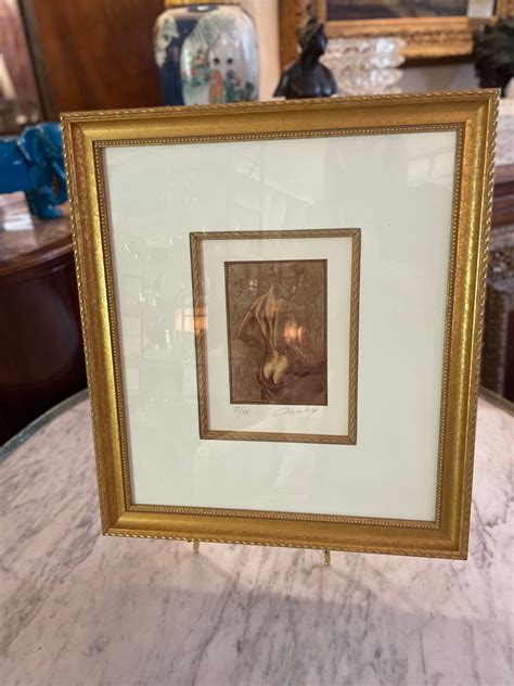 Pair of Nude Etchings – T. Theodore design
