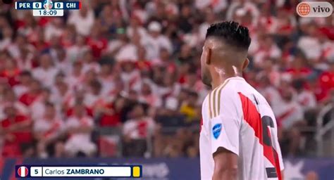 Carlos Zambrano Se Convirtió En El Primer Amonestado De Perú En La Copa