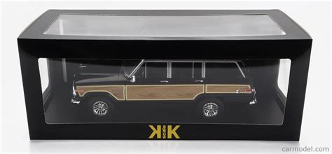 Kk Scale Kkdc181113 Scale 118 Jeep Grand Wagoneer 1989 Black Wood