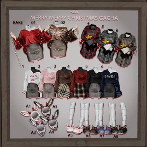 Second Life Marketplace Dami Merry Merry Christmas Gacha A7