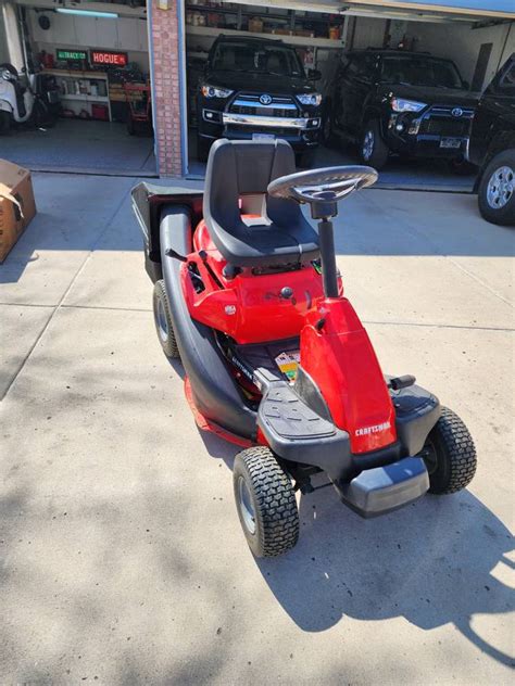 Nearly New Craftsman R Riding Mower With Grass Catcher Ronmowers