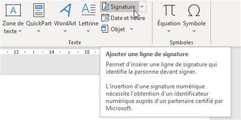 Signature électronique Word comment signer un document