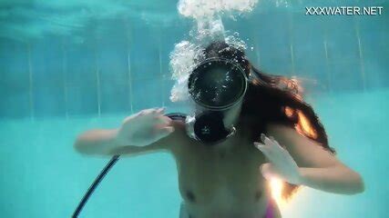 Hungarian Babe Nora Shmandora Gets Orgasms In The Pool