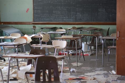 A Beautiful Classroom From An Abandoned School That Closed In 2014 [video Link In Description