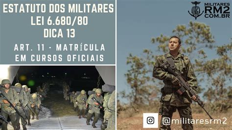 Dica Lei Estatuto Dos Militares Para O Concurso De