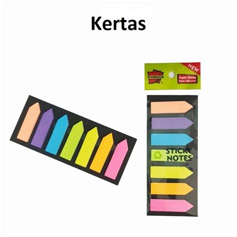 Jual Bos Sticky Note Index Arrow Panah Post It Sticker Kertas Plastik