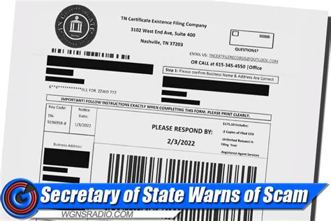 Secretary Of State Warns Of Scams That Target Businesses Wgns Radio