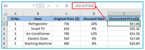 How To Calculate Discounted Price In Excel