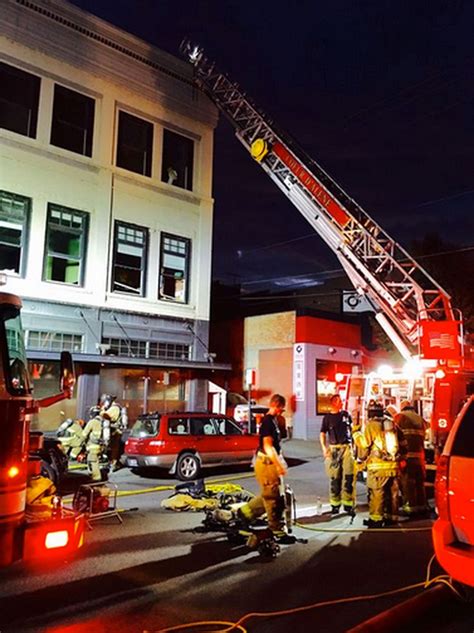 Fire damages Sherman Ave. building | The Spokesman-Review