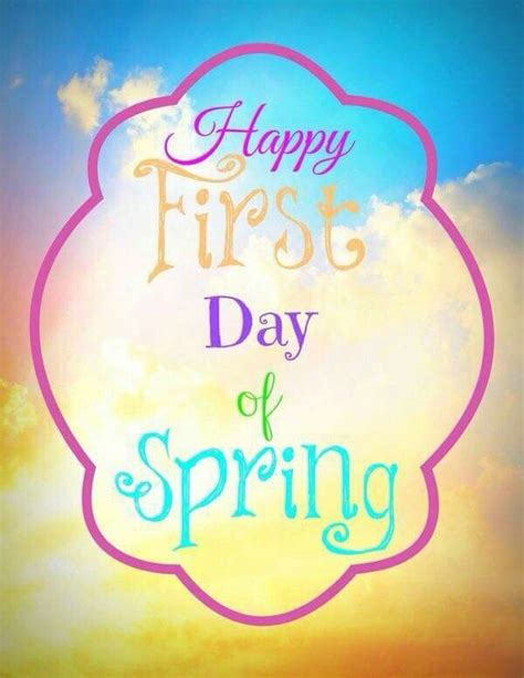 Happy First Day Of Spring Pictures Photos And Images For Facebook