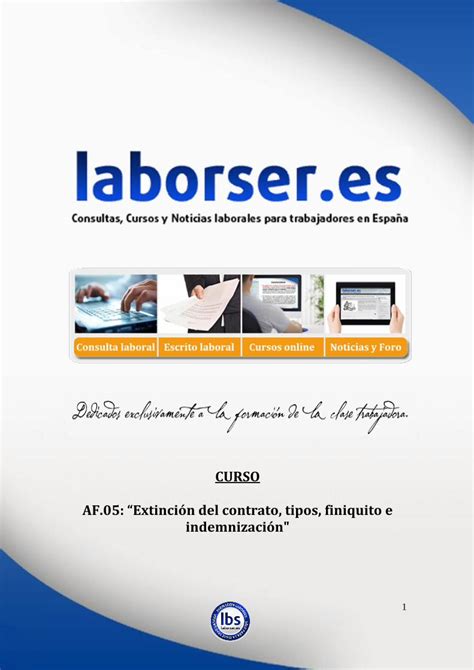 PDF CURSO finiquito e indemnización Laborser 2017 11 24 La