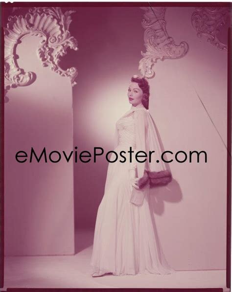 Jeanne Crain 8x10 Transparency 1950s Full Length Portrait Posing In