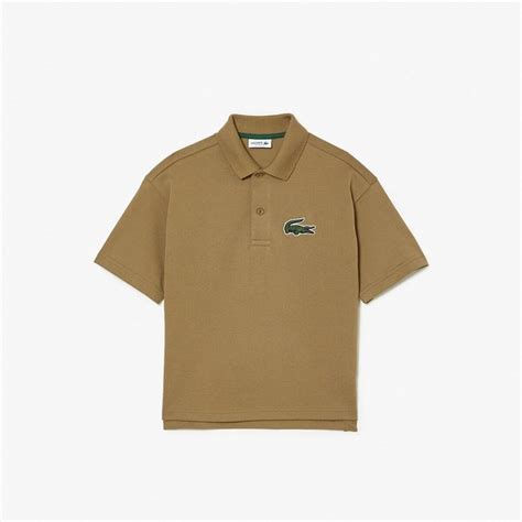 Polo Met Korte Mouwen Camel Lacoste La Redoute