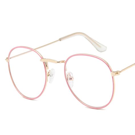 2019 Korean Version Of The Metal Retro Pattern Side Glasses Frame Art