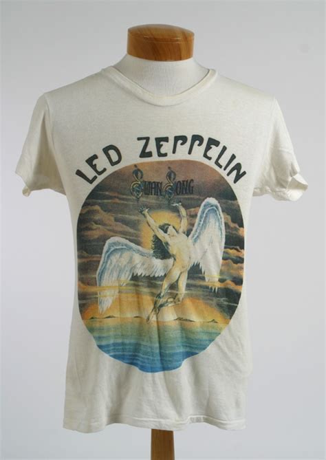 1977 Led Zeppelin Swan Song T Shirt