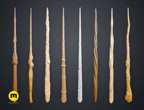 Hogwarts Legacy Wands Bundle D Model D Printable Cgtrader