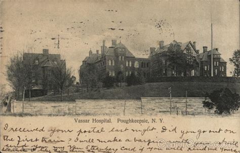 Vassar Hospital Poughkeepsie, NY Postcard