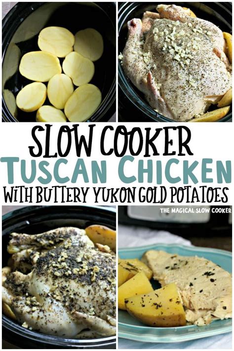 Tuscan Chicken With Buttery Yukon Gold Potatoes Recipe Crockpot