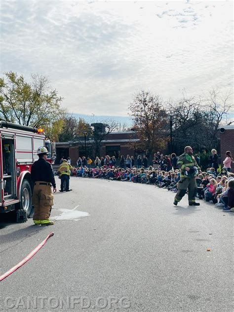 Members Have Successful Fire Prevention Week Canton Fire And Rescue