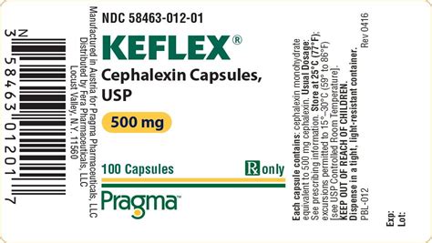 Keflex Fda Prescribing Information Side Effects And Uses