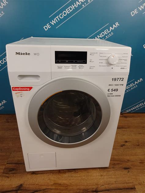 Miele W1 A 8 Kg 1600 Toeren Wasmachine De Witgoedhandelaar