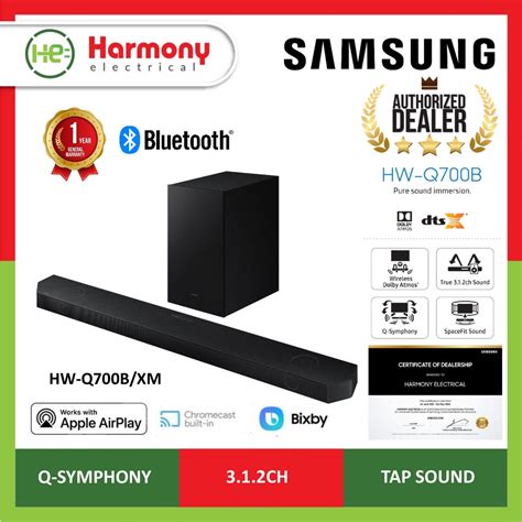 SAMSUNG HW Q700B XM Q700B Soundbar With Wireless Dolby Atmos Delivery