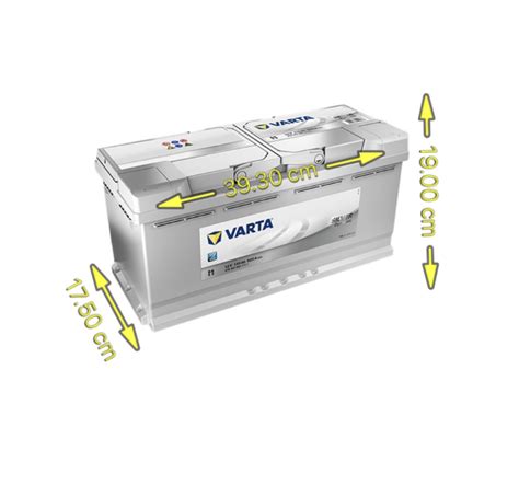 BATTERIA AUTO VARTA I1 110Ah 920A DX SILVER DYNAMIC Cm 17 5x39 3x19 0