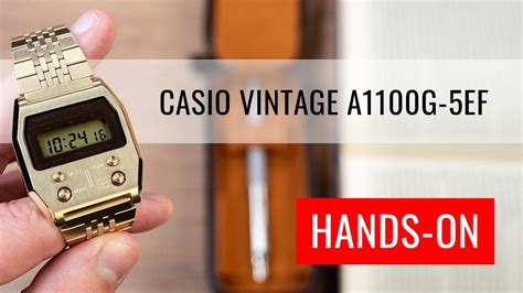 HANDS ON Casio Vintage A1100G 5EF YouTube