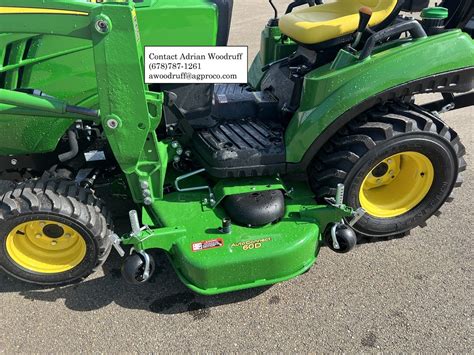 2023 John Deere 1023e And 60d Compact Utility Tractor Verkaufjasper Georgia