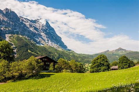 Grindelwald Eiger Eigernordwand Alpen Berner Oberland Kleine