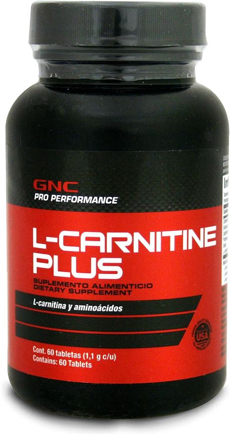 Gnc Pro Performance L Carnitine Plus Tabletas Amazon Mx