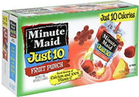 Minute Maid Fruit Punch Ea Nutrition Information Innit