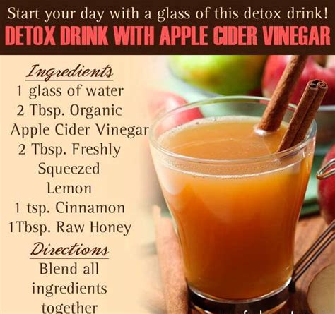 Let Us All Be Connected Healthy Apple Cider Vinegar Detox Drink