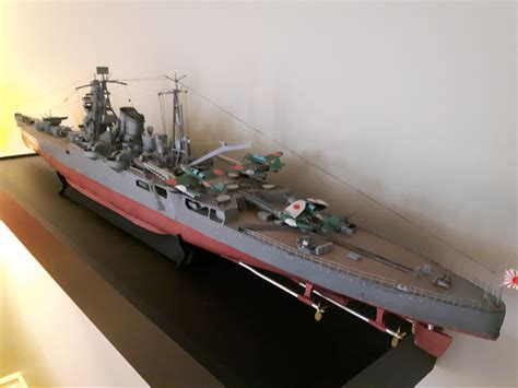 Gpm Ijns Chikuma Card And Paper Models Model Ship World