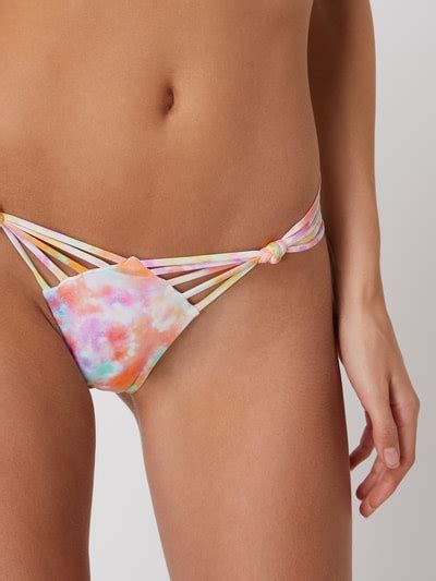 Guess Bikini Hose Im Batik Look Neon Pink Online Kaufen