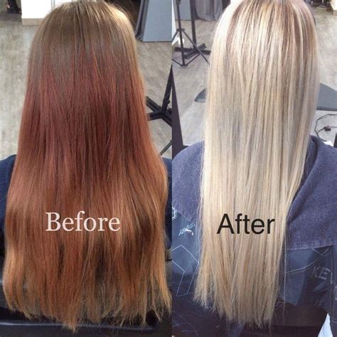 Transformation Gorgeous Red To Gorgeous Blonde Artofit