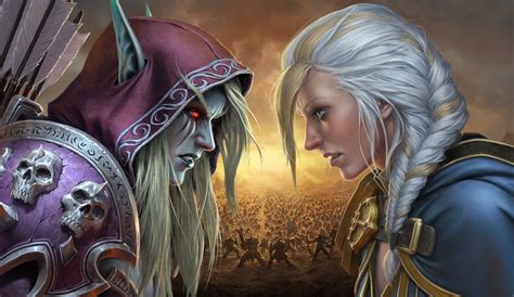 sylvanas vs jaina wallpaper | World of warcraft wallpaper, Sylvanas ...