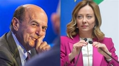 Pier Luigi Bersani E Il Veleno Sulla Meloni Usa Argomenti Da Manganello