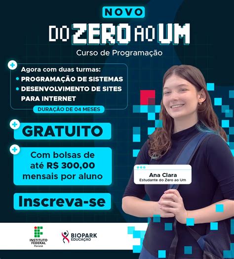 Em novo formato IFPR e Biopark Educação abrem inscrições para programa