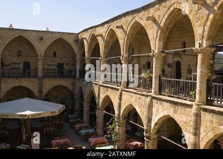 Inner courtyard Büyük Han Great Inn the largest caravanserai in