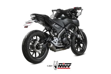 Pot déchappement YAMAHA MT 125 Mivv MK3 Inox Y 067 SM3X Mivv