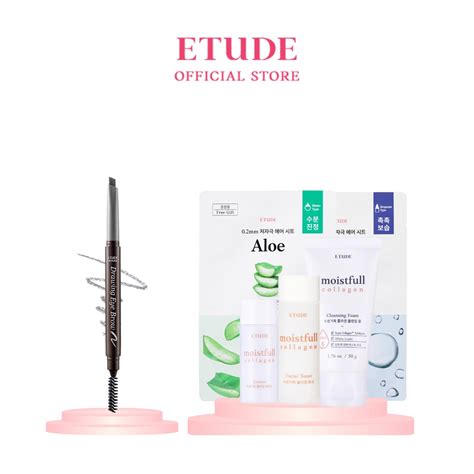 Jual Etude Drawing Eye Brow 05 Gray With Gwp Shopee Indonesia