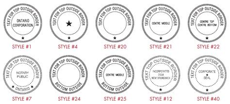 Legal Seals Sterling Marking Products Inc