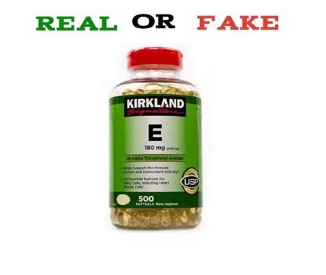 How To Spot Fake Kirkland Vitamin E Public Health