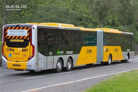 Brt Mobi Rio Recebe As Primeiras Unidades Do Caio Millennium V Super