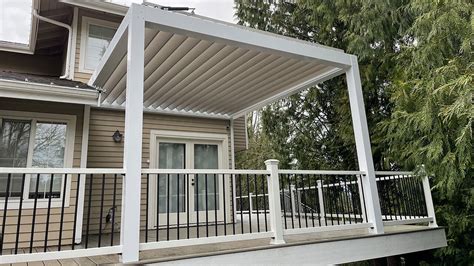 Louvered Roof Seattle Motorized Patio Pergola Star Construction Wa