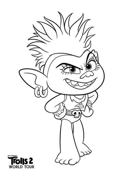 Top 20 Printable Trolls World Tour Coloring Pages Online Coloring Pages