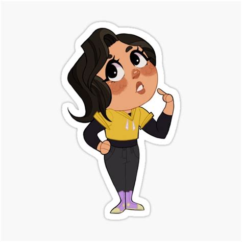 Kaitlyn Chibi Sticker For Sale By Mountainmints Redbubble