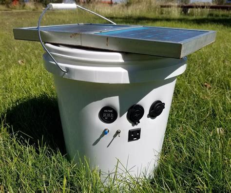 Solar Power Bucket 4 Steps With Pictures Instructables